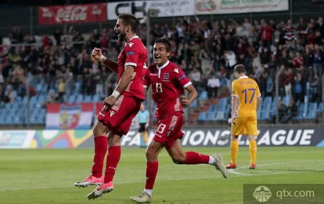 欧国联D2组卢森堡4-0摩尔多瓦 卢森堡多点开花助球队主场大胜